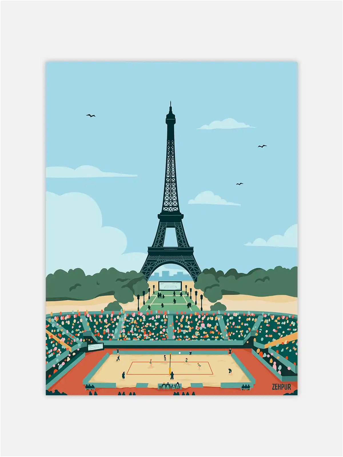 Affiche Volley Parisien