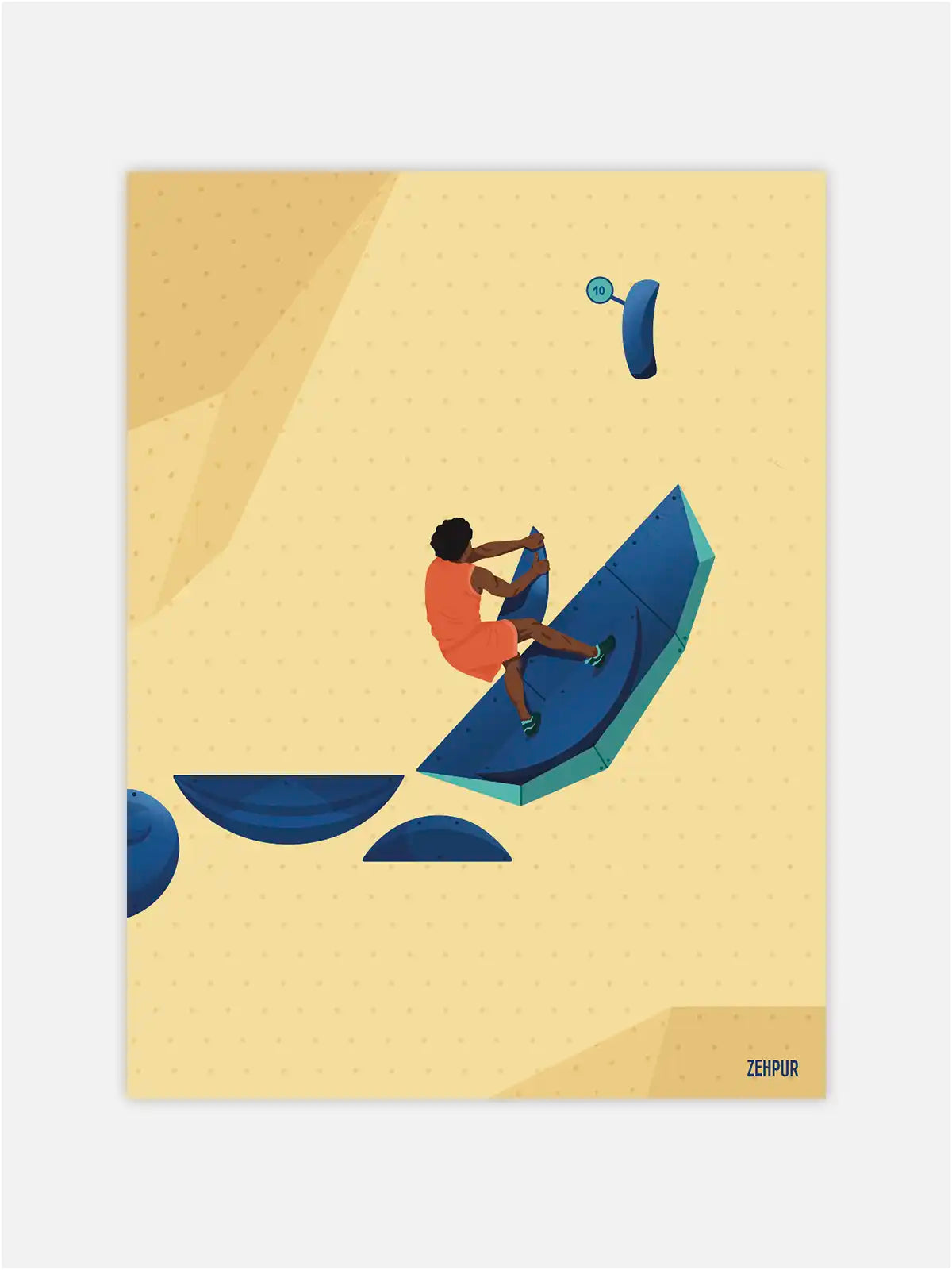 Affiche Escalade Bloc