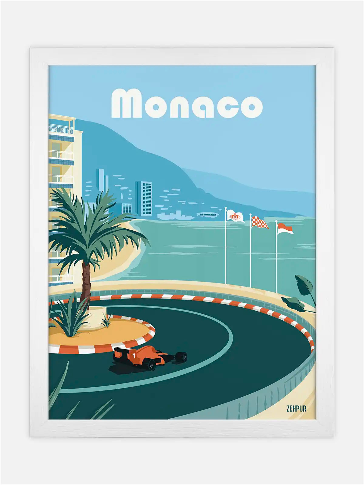 Affiche Grand Prix de Monaco