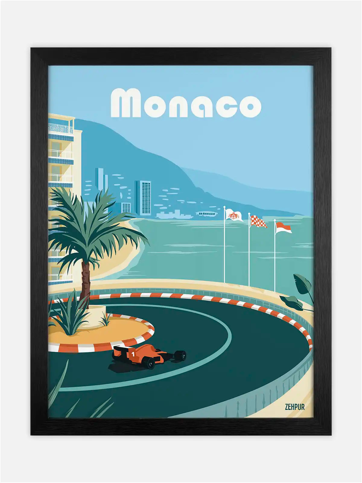 Affiche Grand Prix de Monaco