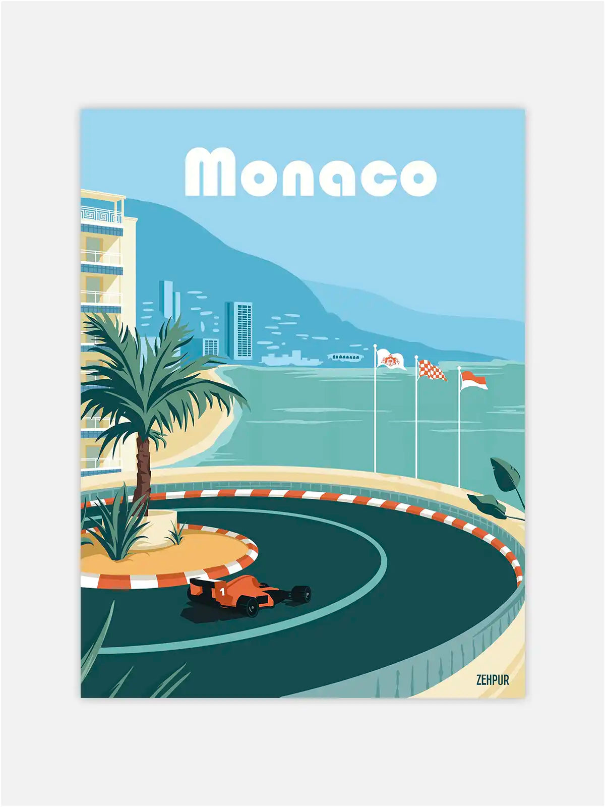 Affiche Grand Prix de Monaco