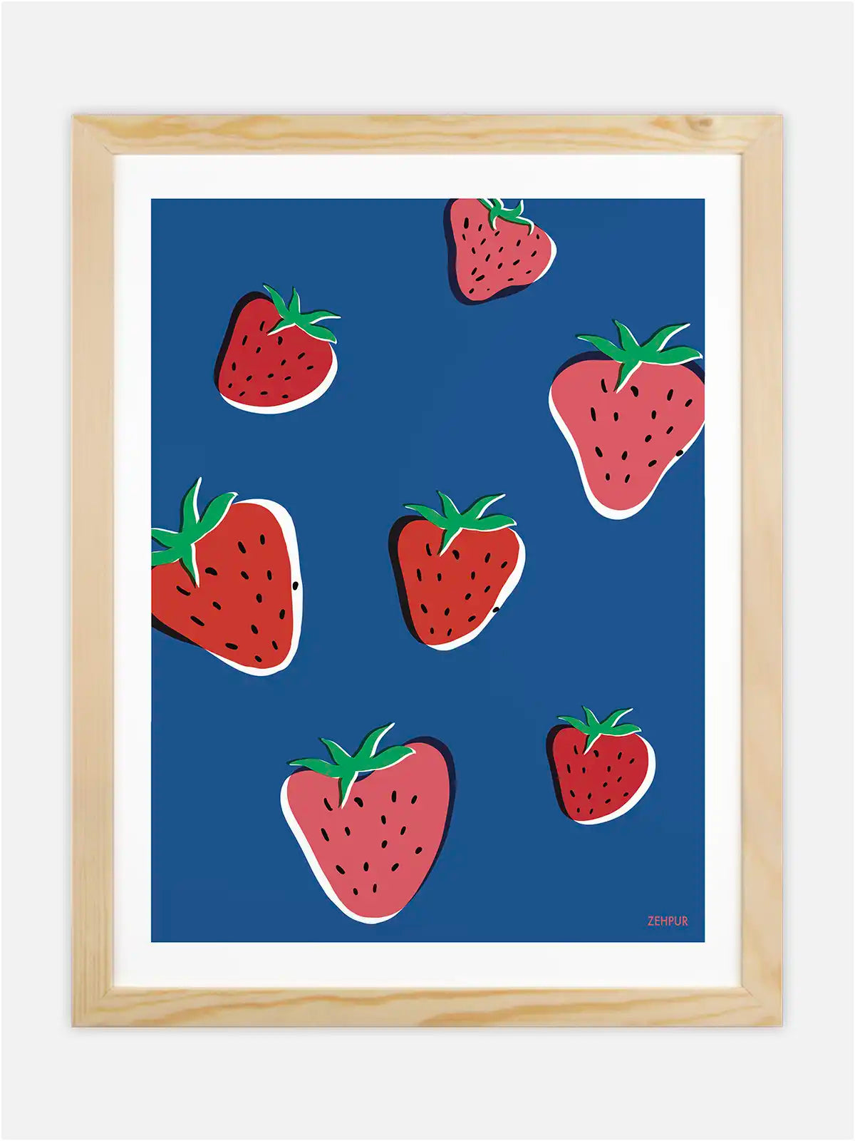 Affiche Fraises
