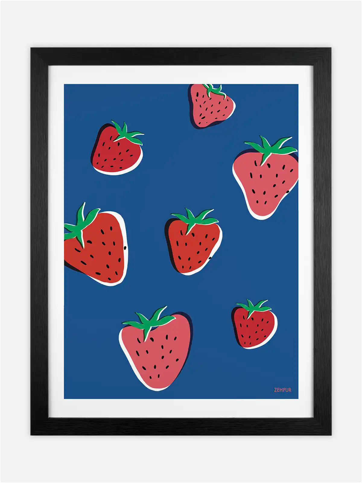 Affiche Fraises