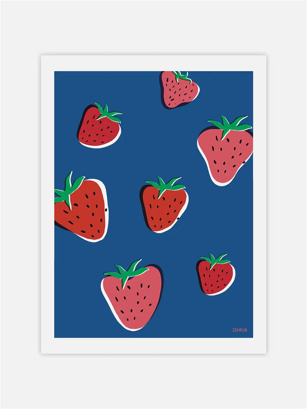 Affiche Fraises