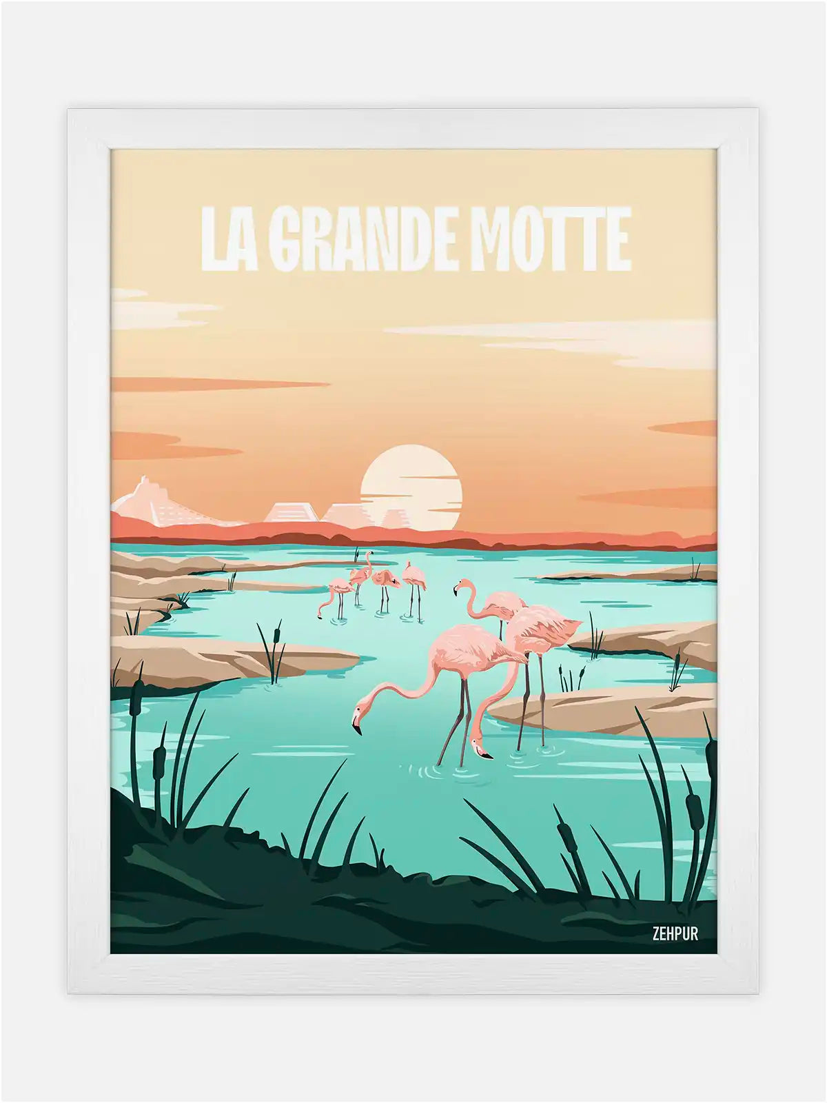 Affiche "Les Flamant Roses"