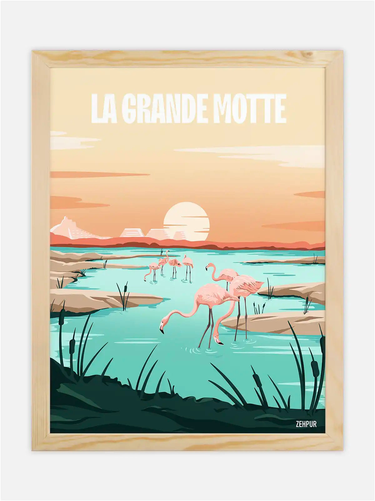 Affiche "Les Flamant Roses"