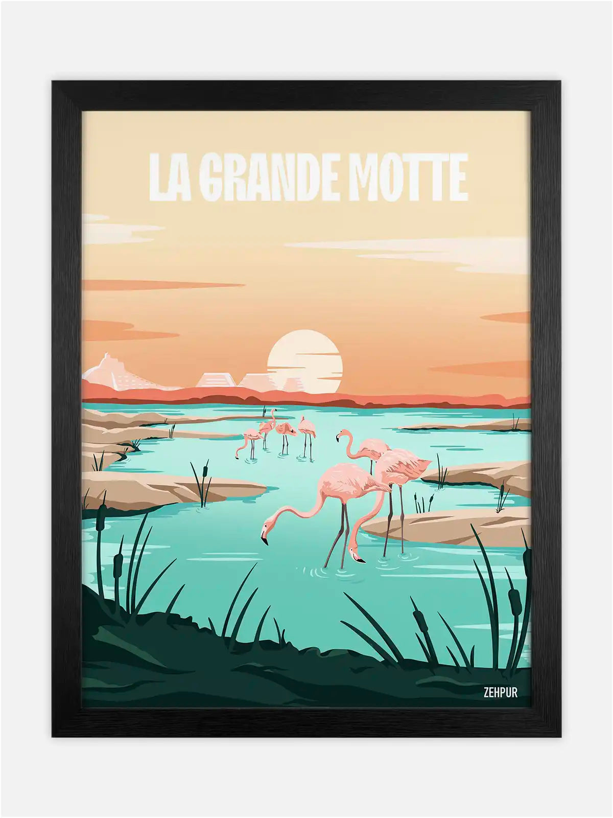 Affiche "Les Flamant Roses"