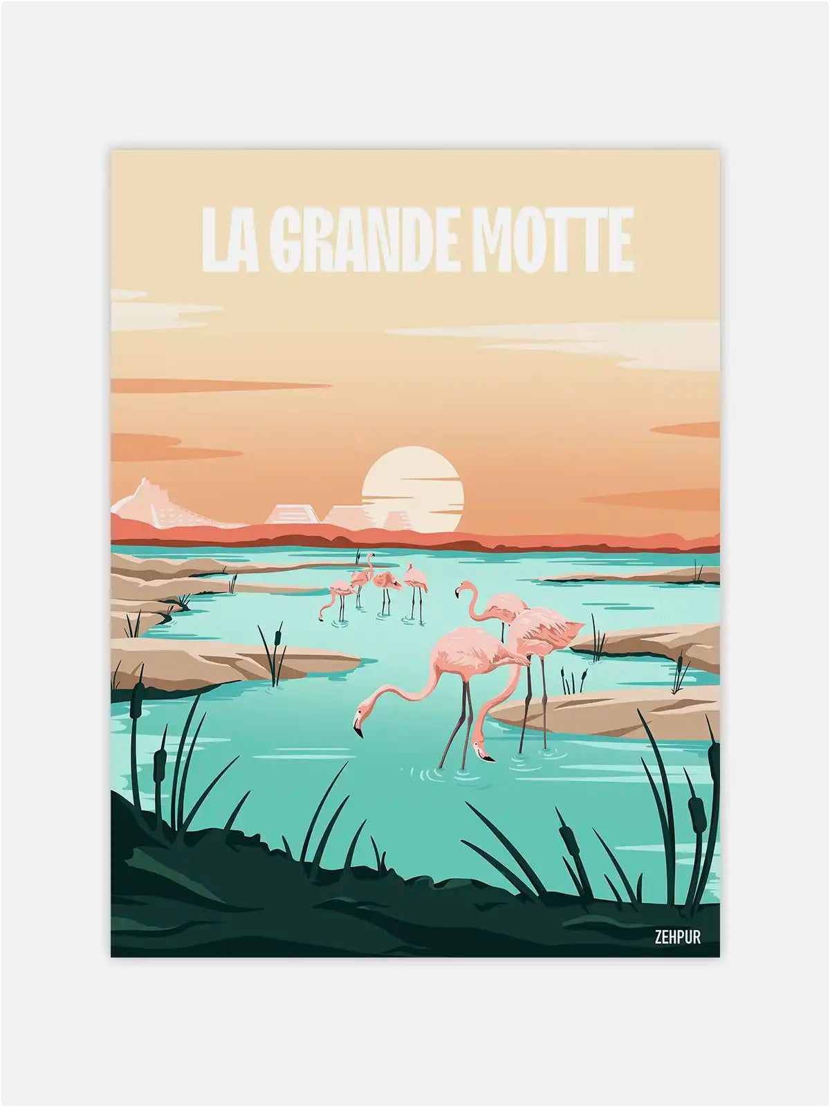 Affiche "Les Flamant Roses"
