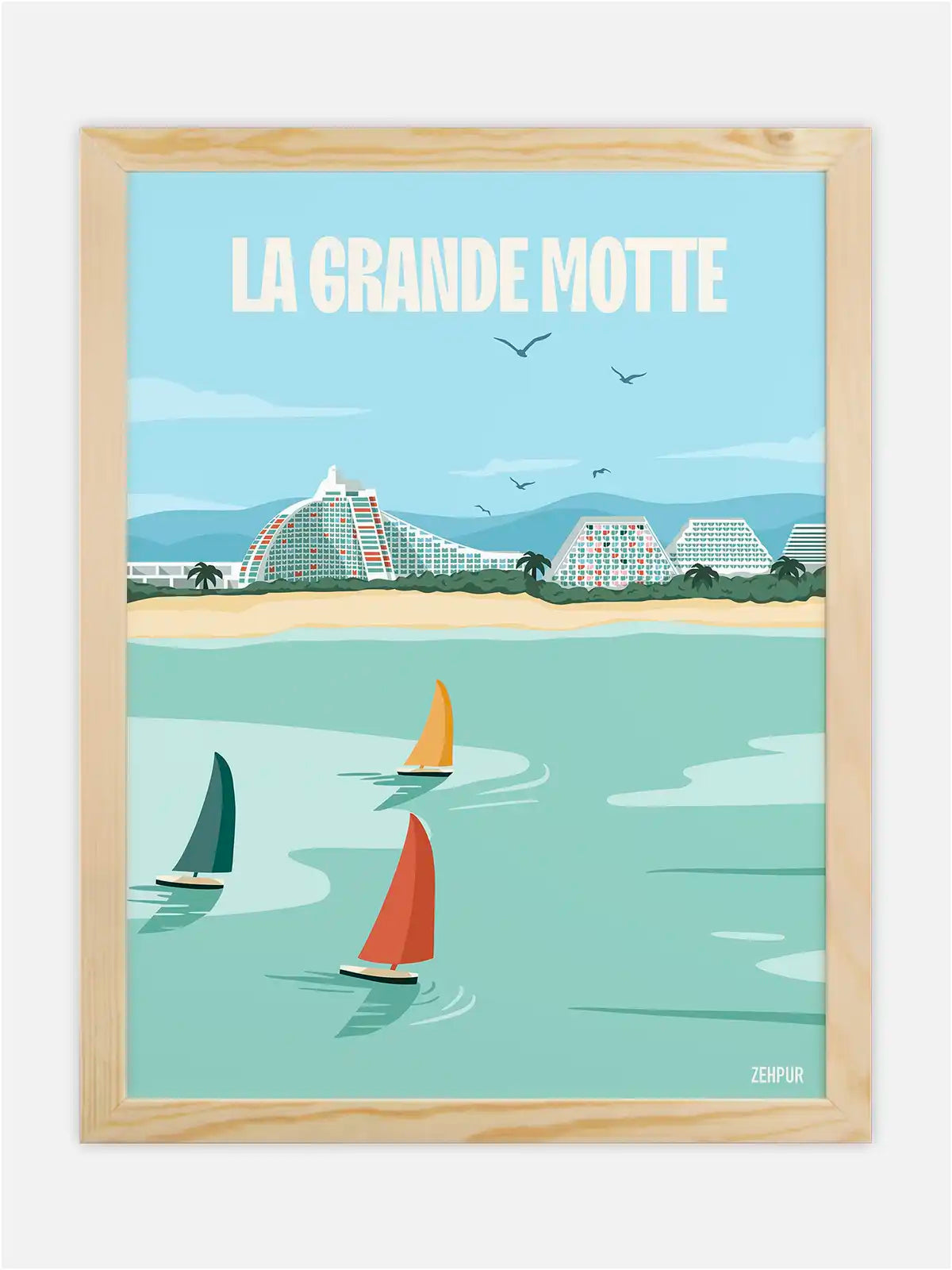 Affiche "Les Pyramides"