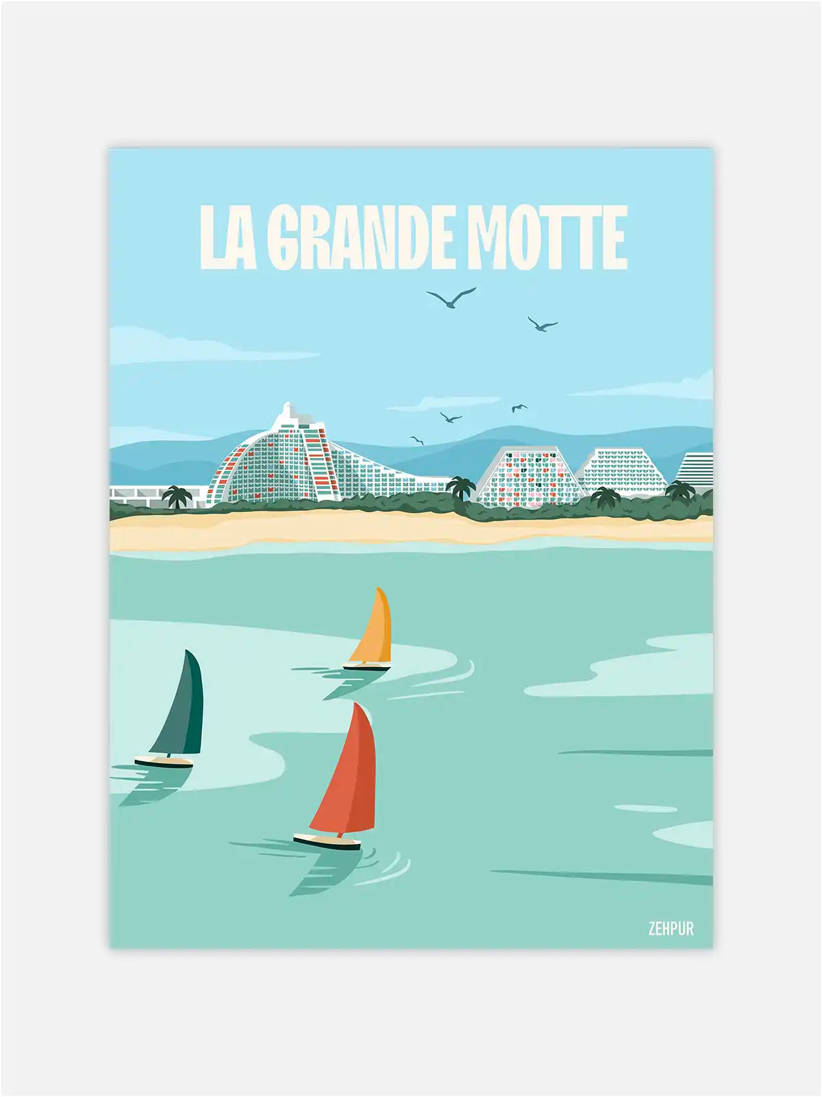 Affiche "Les Pyramides"