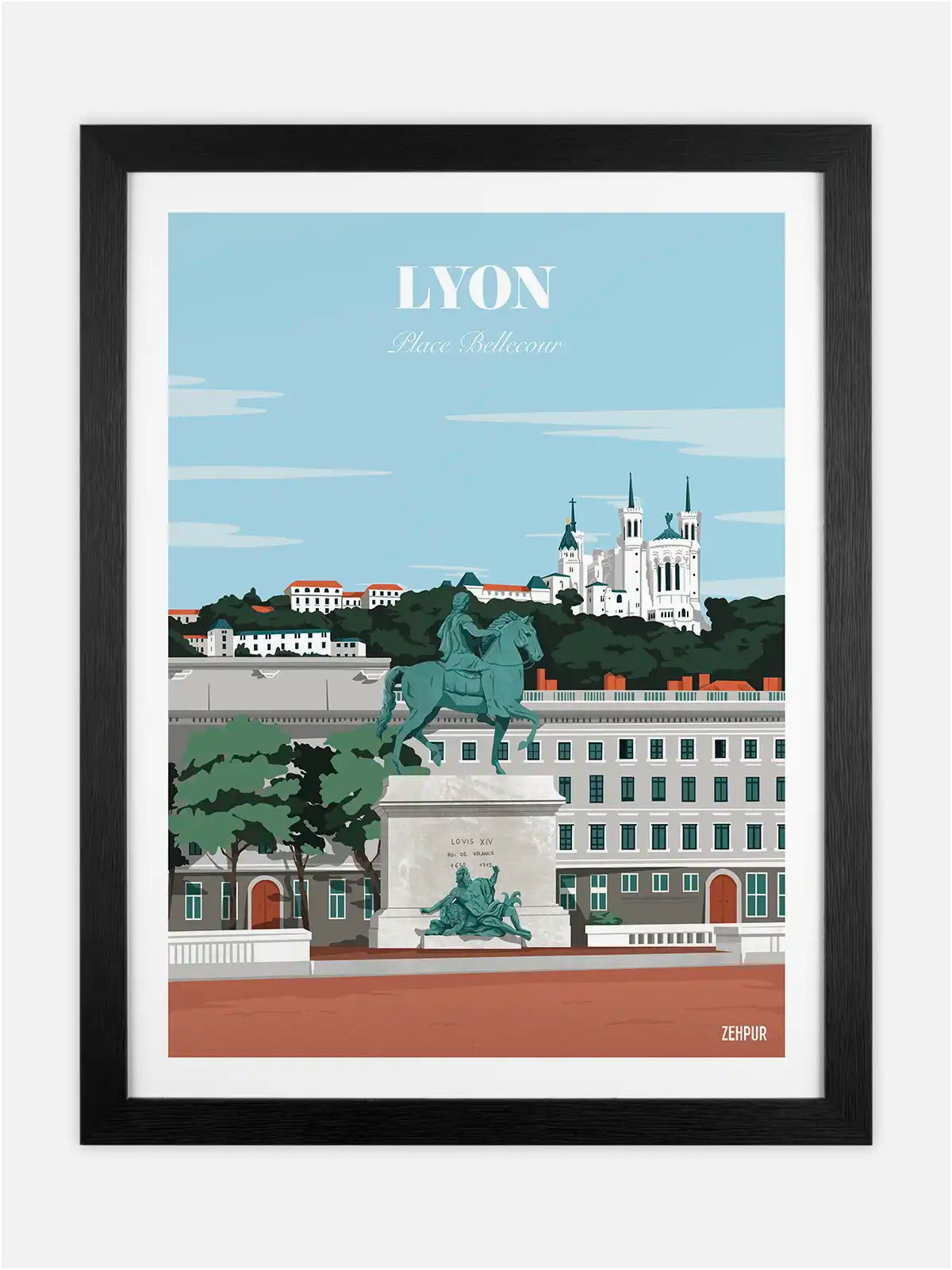 Affiche Place Bellecour