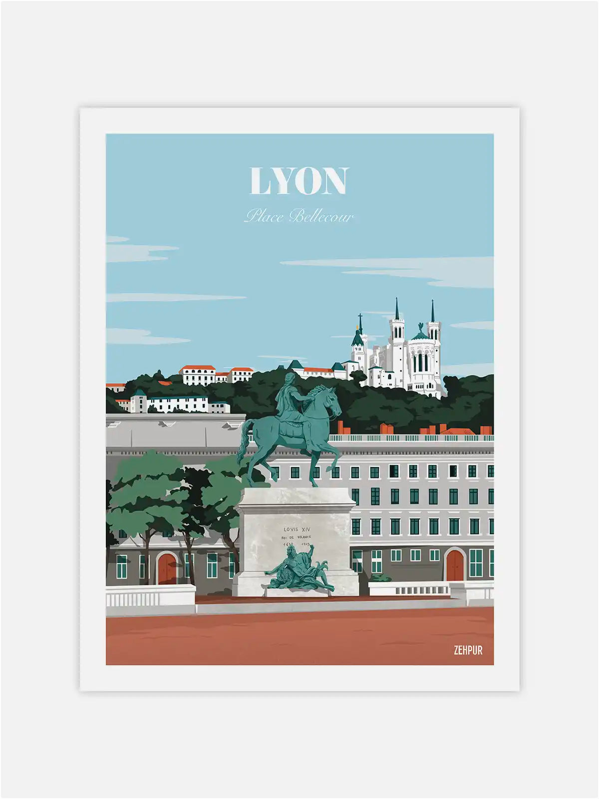 Affiche Place Bellecour