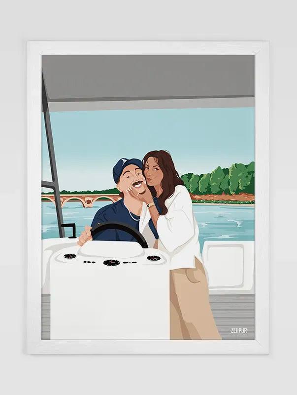 Affiche Couple Personnalisé