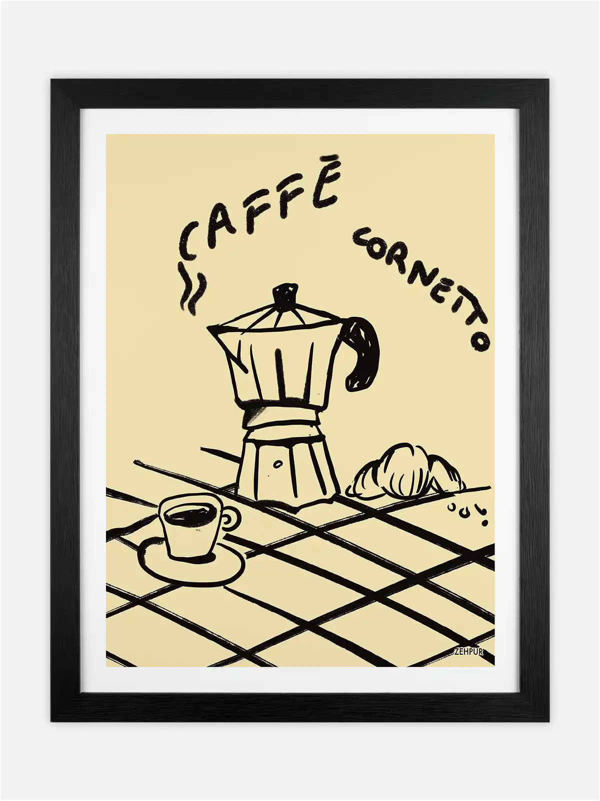 Affiche Petit Déjeuner