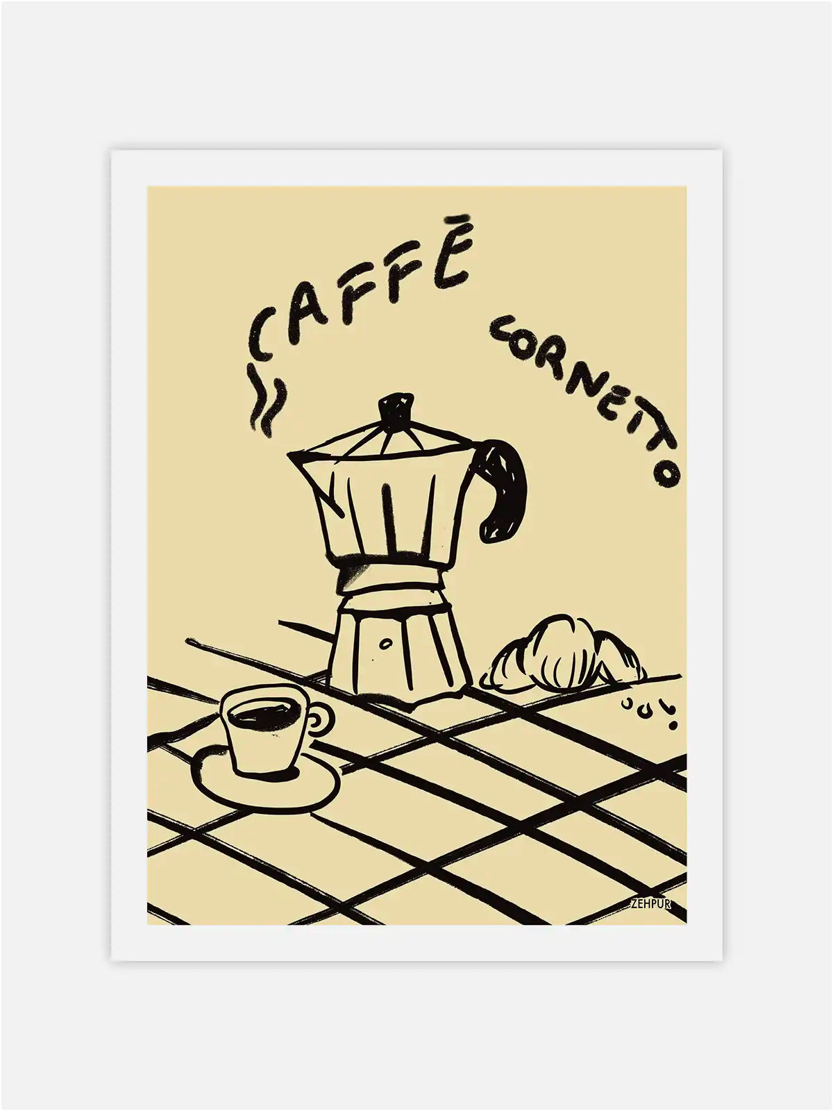 Affiche Petit Déjeuner