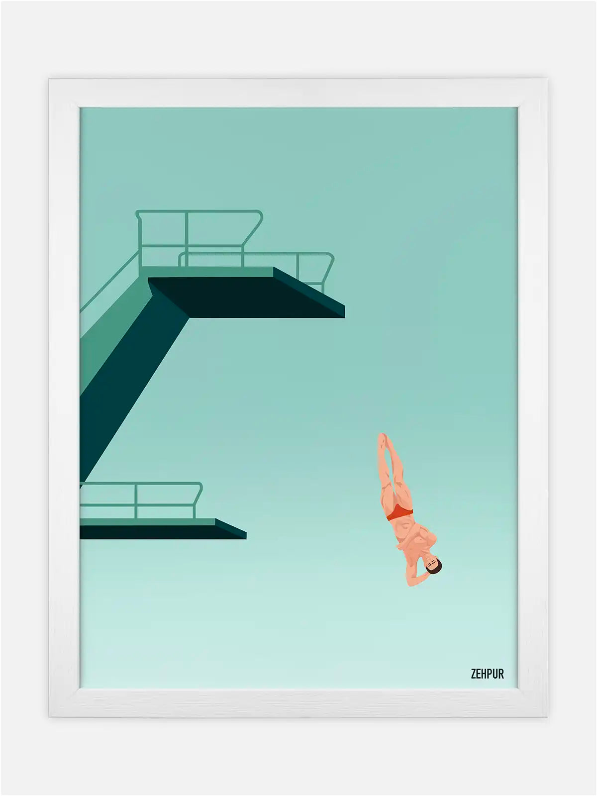 Affiche Plongeon