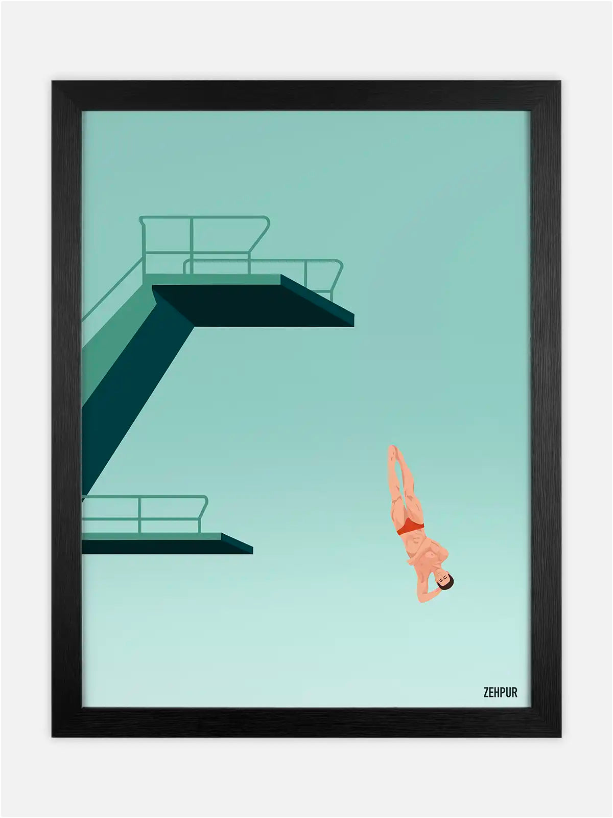 Affiche Plongeon