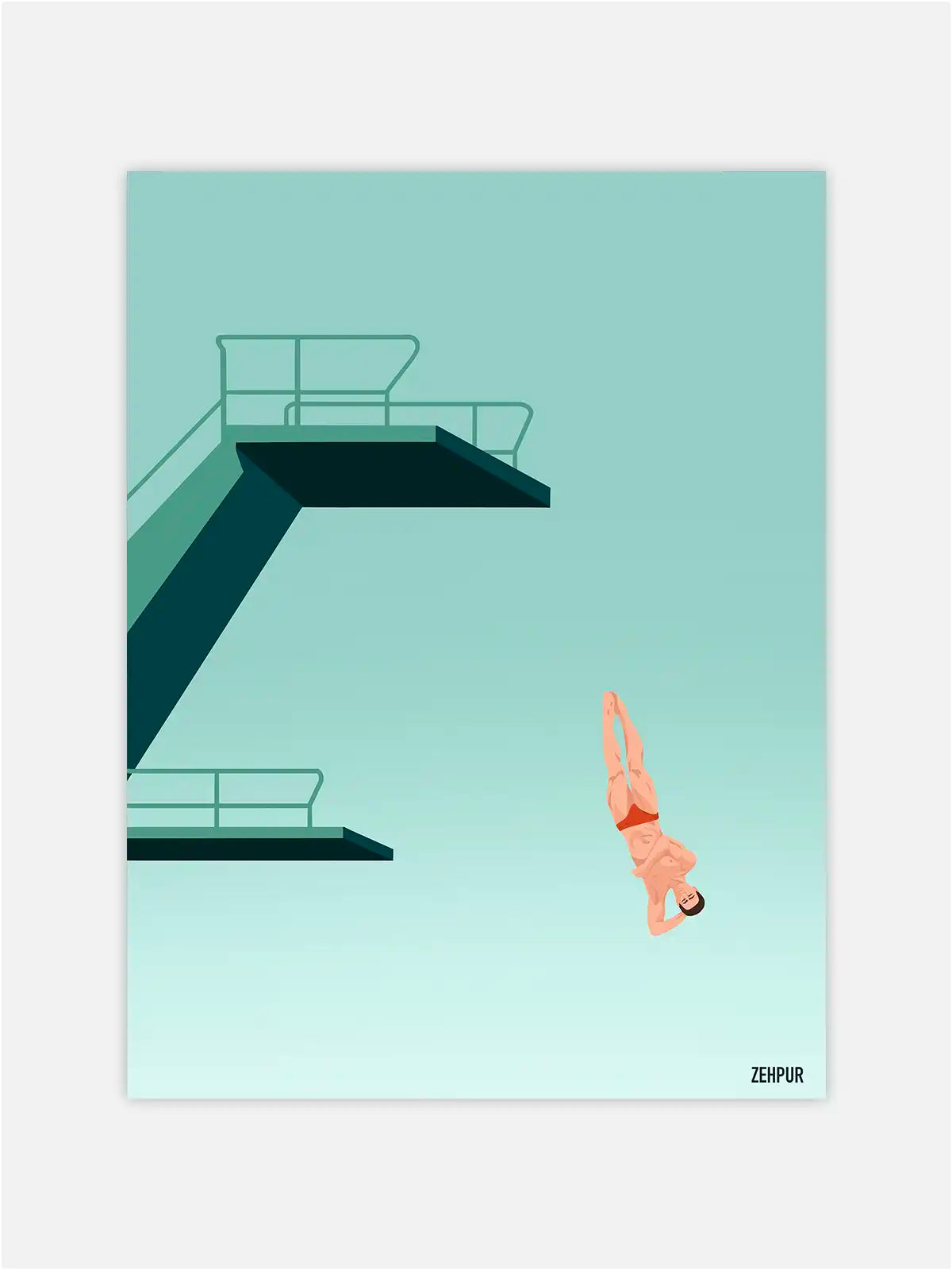 Affiche Plongeon