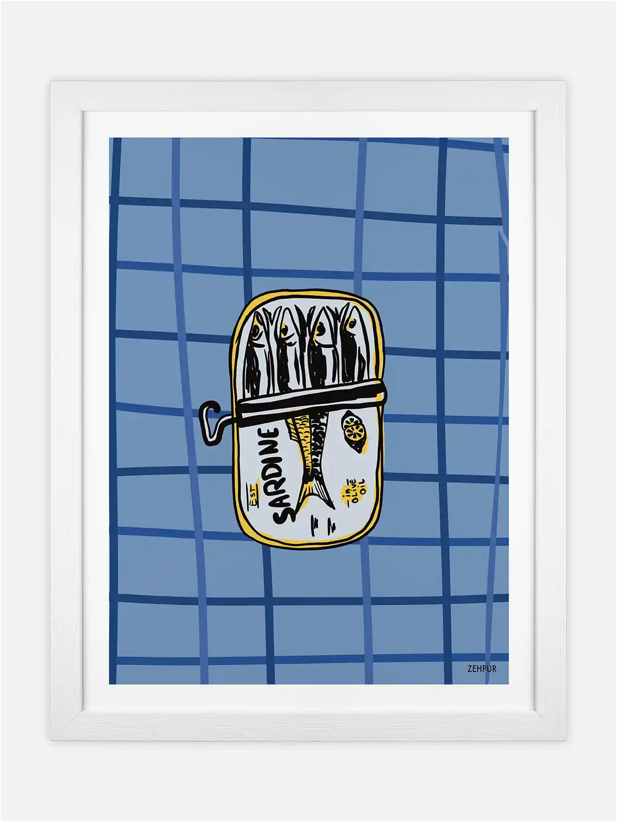 Sardine tin poster