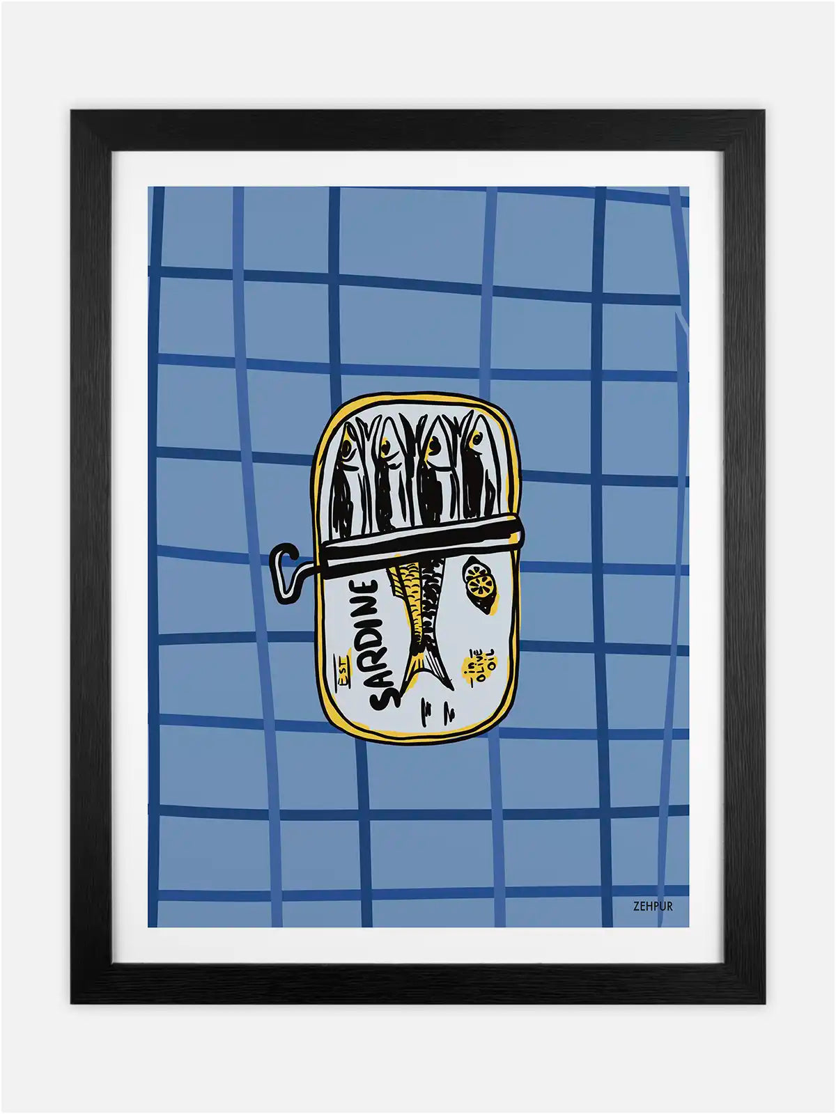 Sardine tin poster