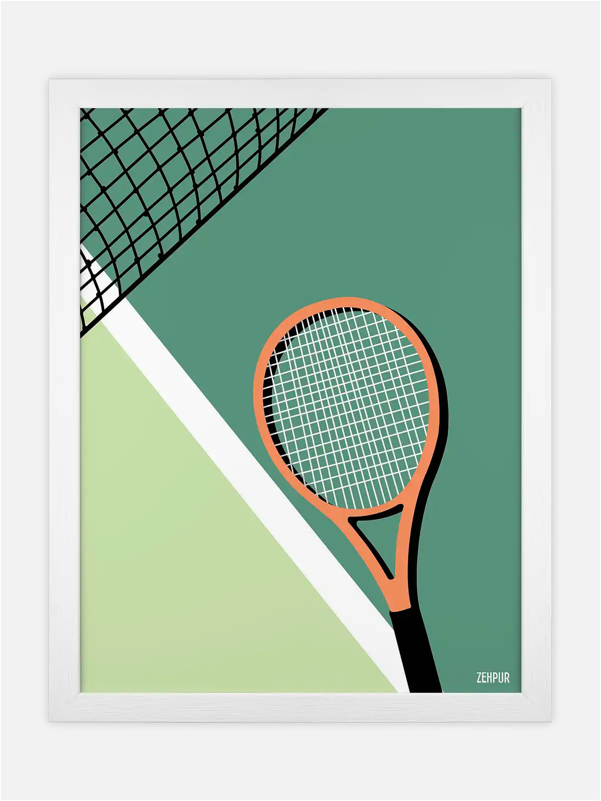 Affiche Raquette de Tennis