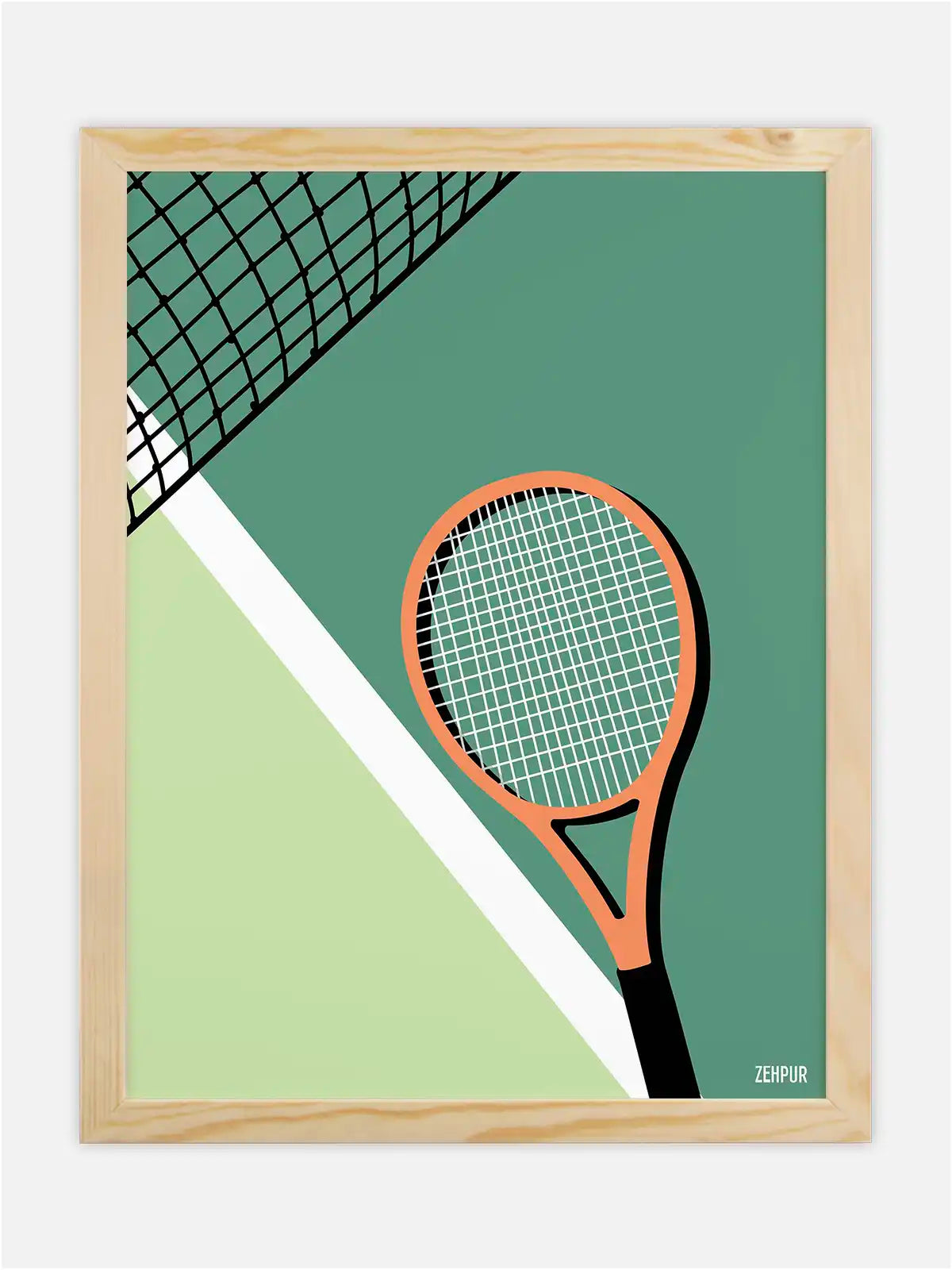 Affiche Raquette de Tennis