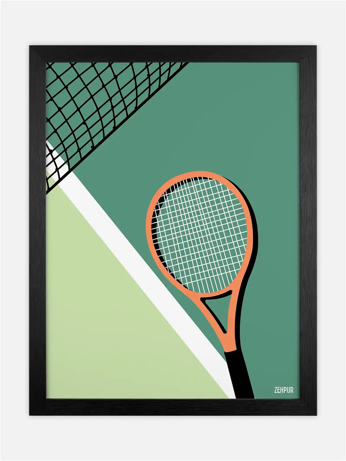 Affiche Raquette de Tennis