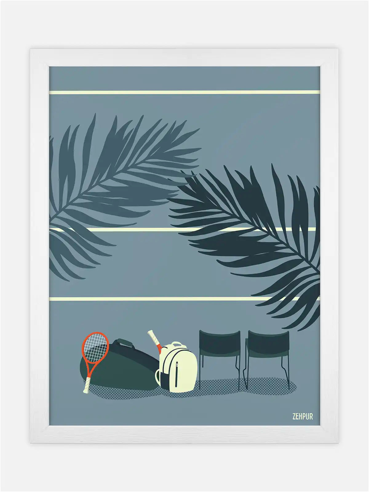 Affiche "Sous les Palmiers"
