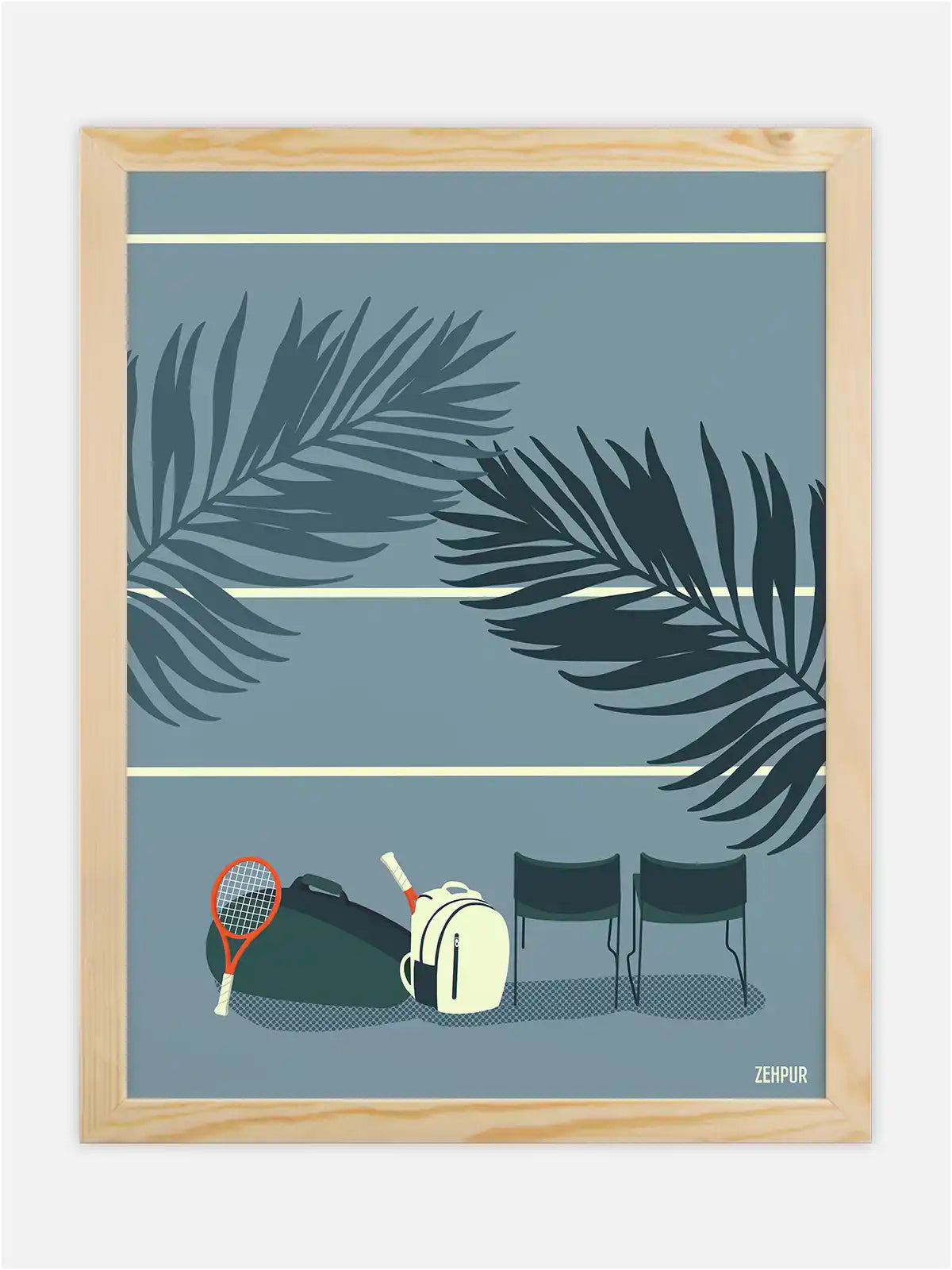Affiche "Sous les Palmiers"