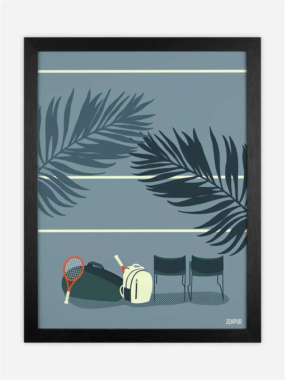 Affiche "Sous les Palmiers"