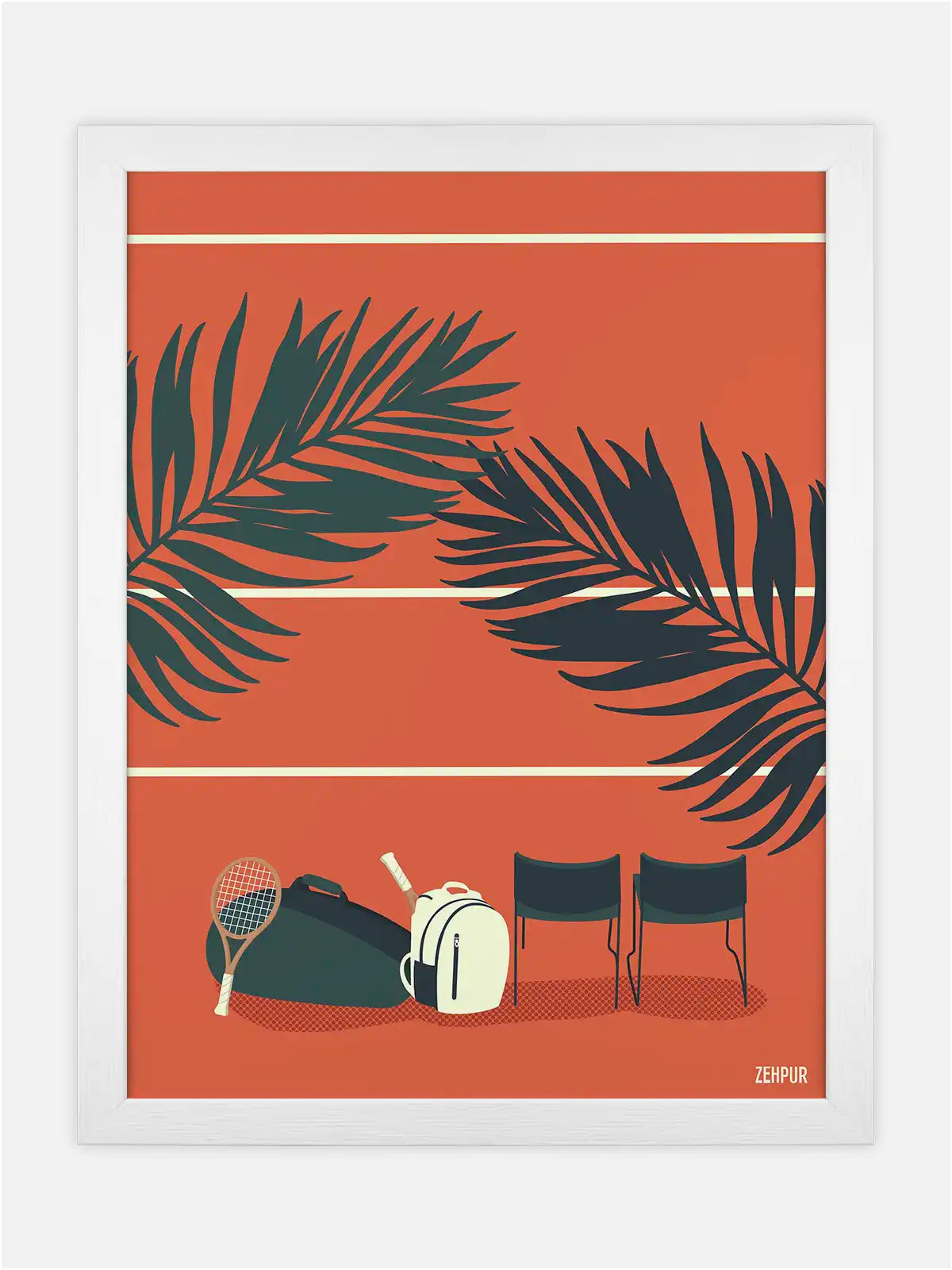 Affiche "Sous les Palmiers"
