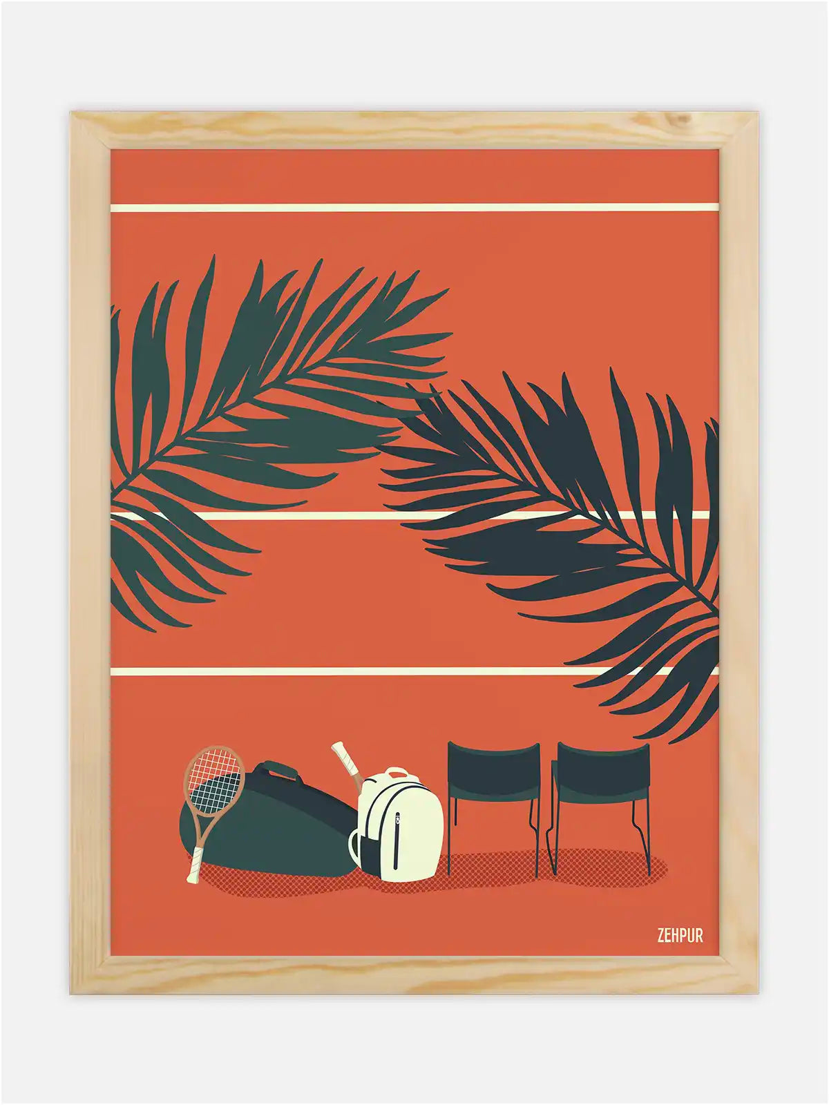 Affiche "Sous les Palmiers"