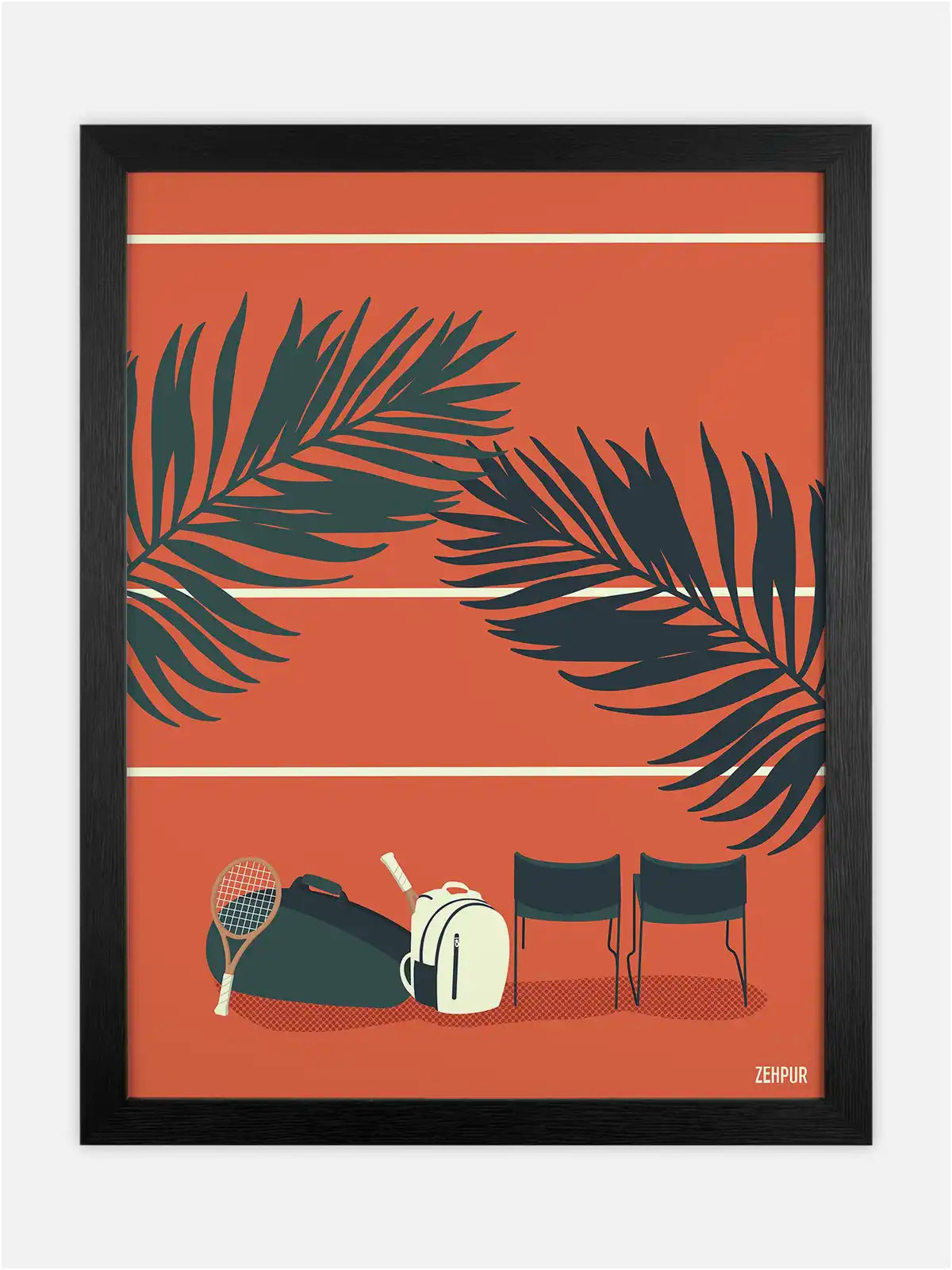 Affiche "Sous les Palmiers"