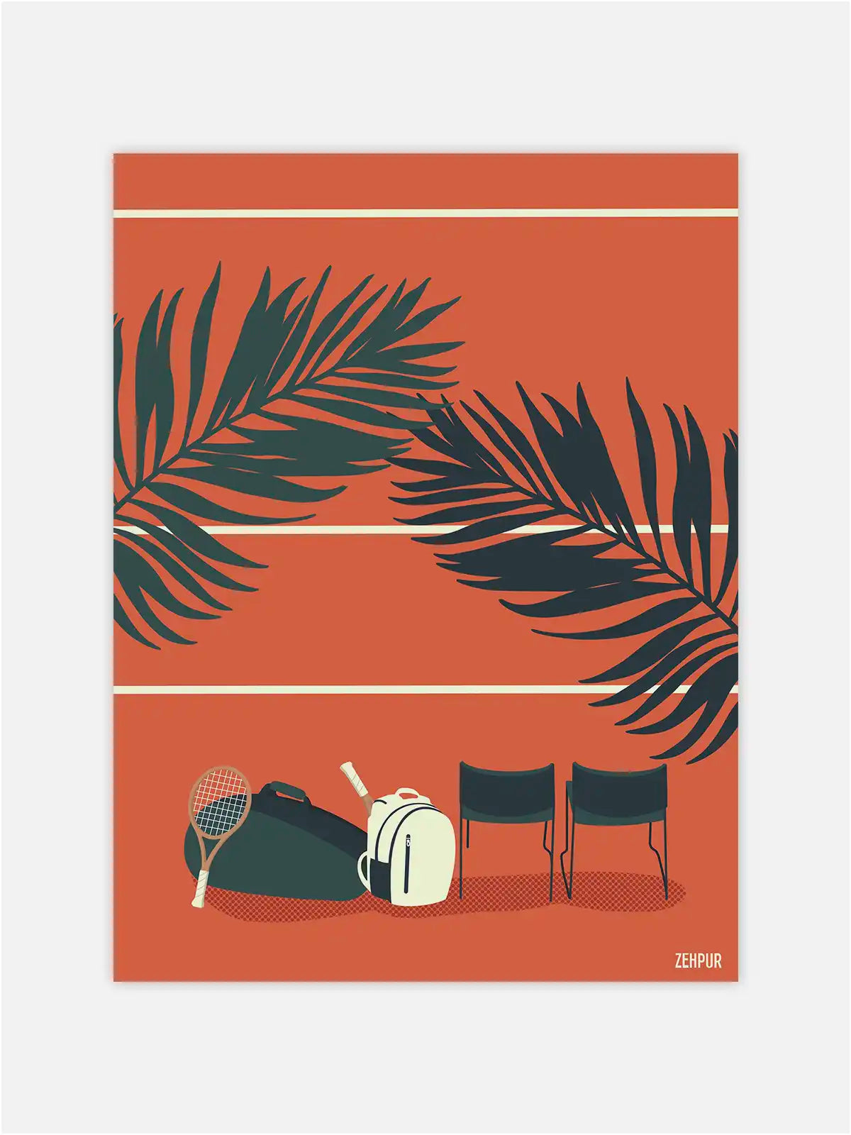 Affiche "Sous les Palmiers"