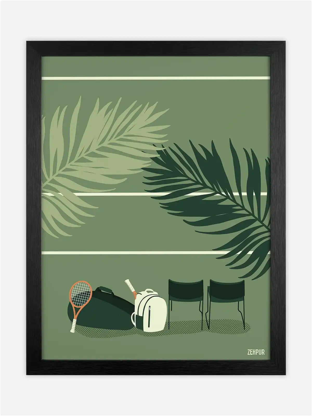 Affiche "Sous les Palmiers"