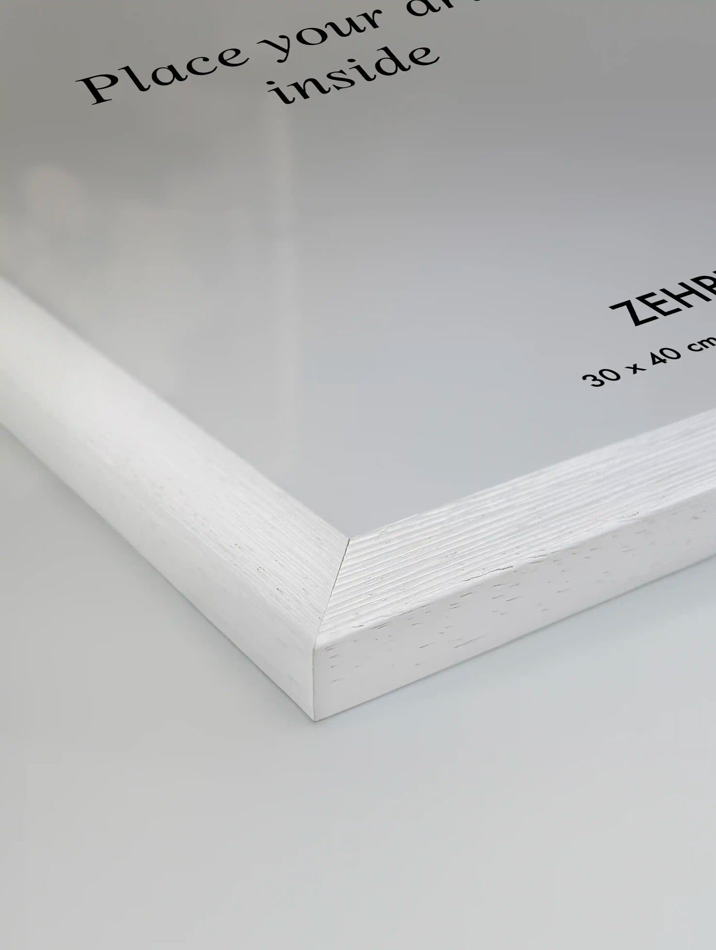 Cadre Bois Blanc | 30 x 40 cm