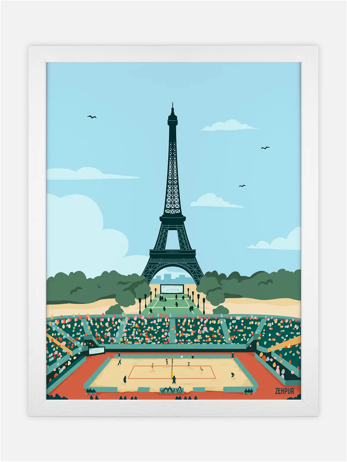 Affiche Volley Parisien
