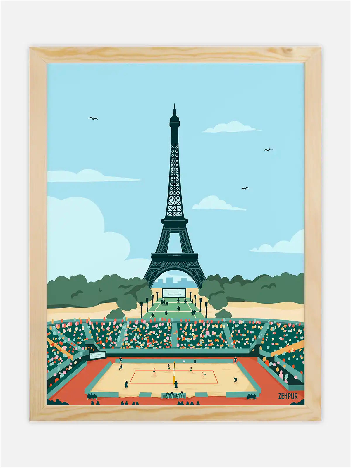 Affiche Volley Parisien