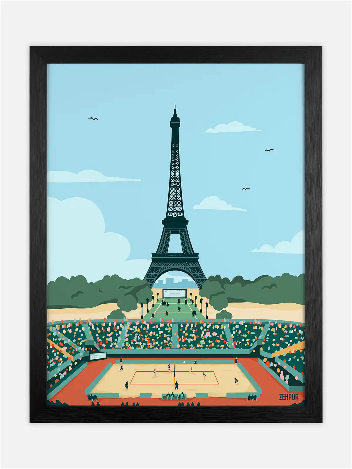 Affiche Volley Parisien