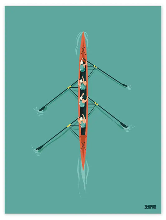 Poster rowing