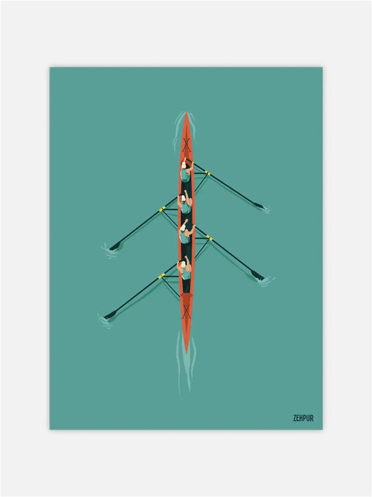 Poster rowing