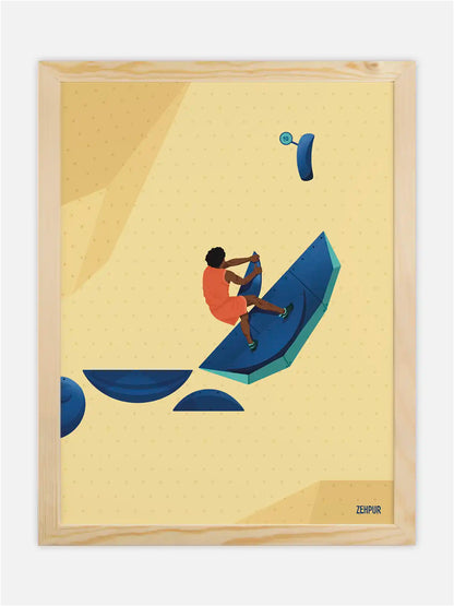 Affiche Escalade Bloc