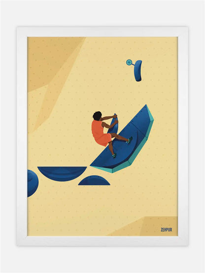 Affiche Escalade Bloc