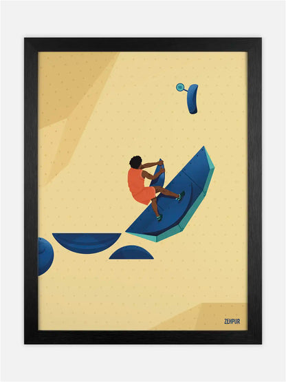 Affiche Escalade Bloc