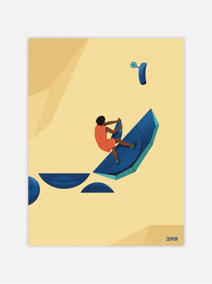 Affiche Escalade Bloc