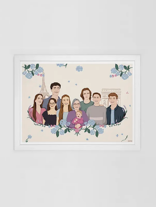 Affiche Famille Personnalisée