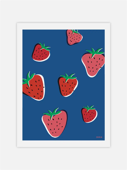 Affiche Fraises