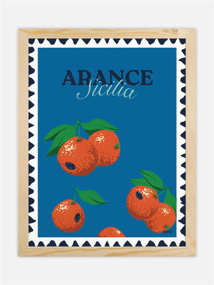 Affiche Oranges de Sicile