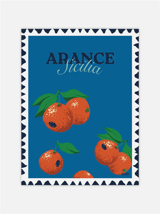 Affiche Oranges de Sicile