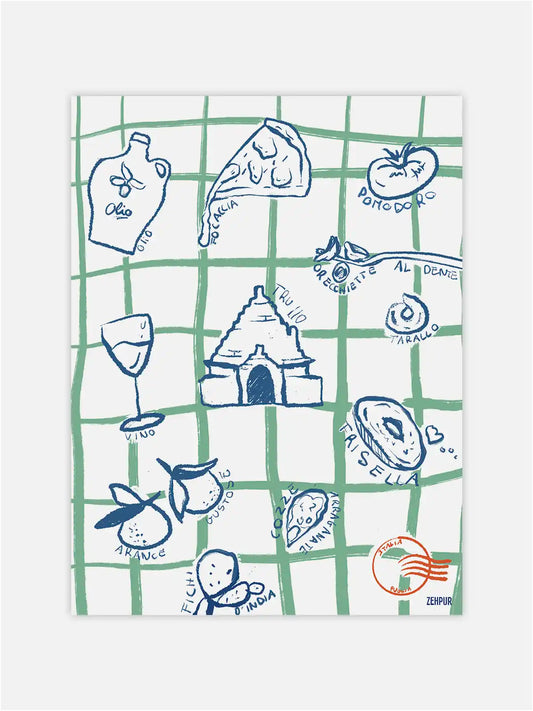 Affiche Les Pouilles